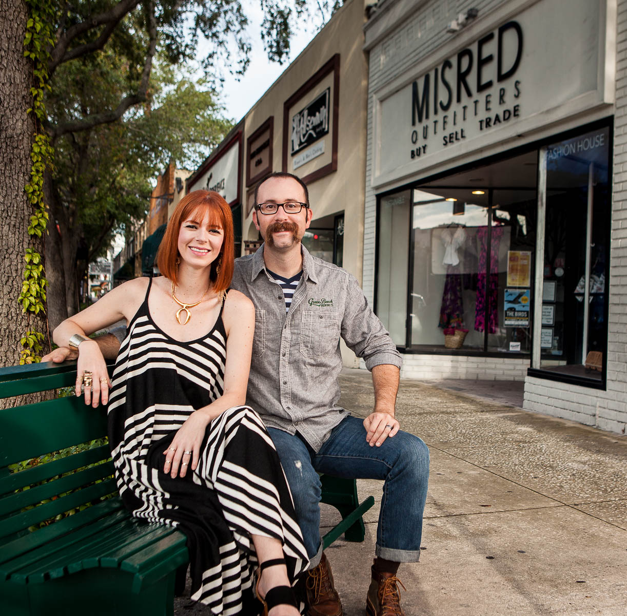 Sara and Nathan Stonecipher of MisRed and Green Bench Brewing
