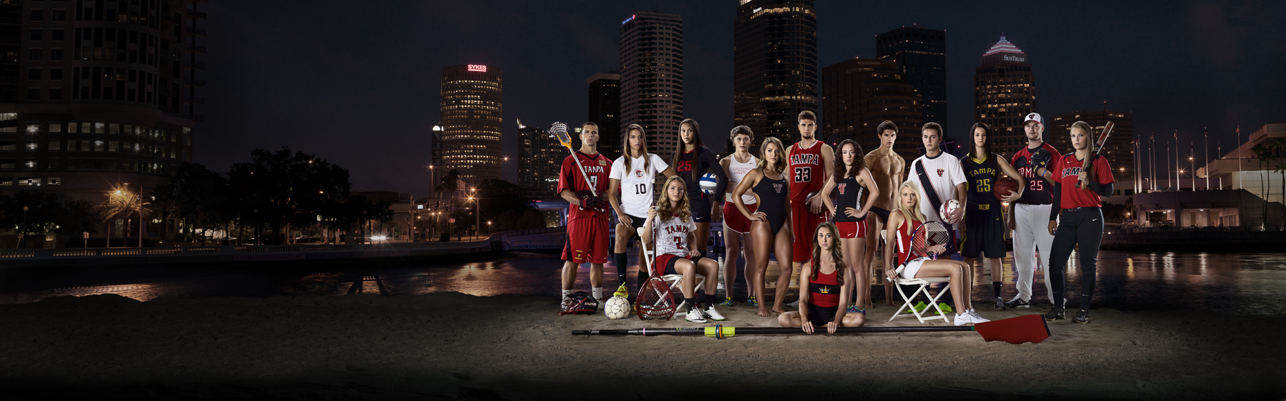 Captains of University of Tampa athletic teams 2015